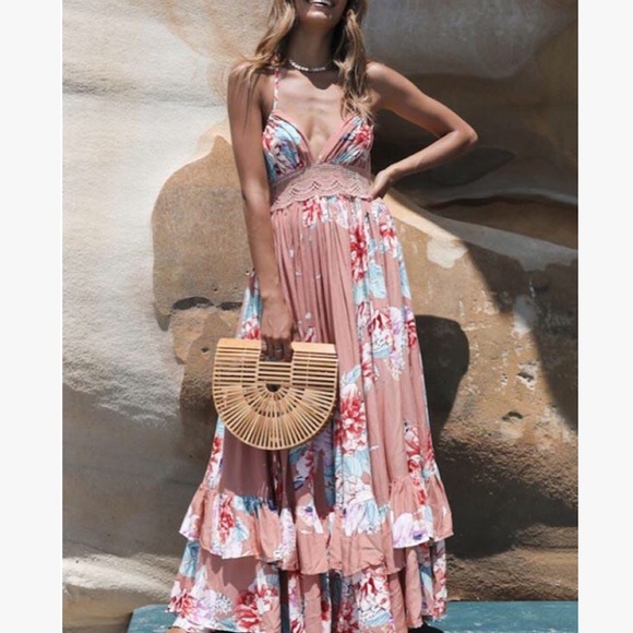 Boutique Carmel by the Sea Dresses & Skirts - BACKLESS MAXI DRESS